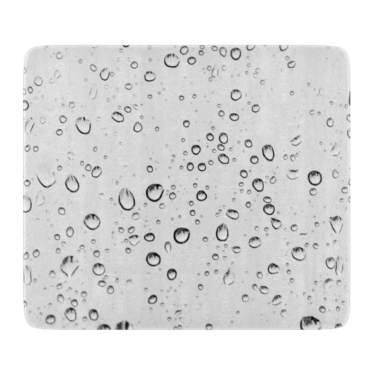 Raindrops Snijplank (Voorkant)