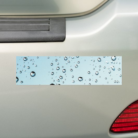 Raindrops Textuur Bumpersticker (Op auto)