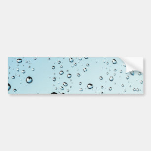 Raindrops Textuur Bumpersticker