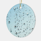 Raindrops Textuur Keramisch Ornament (Links)