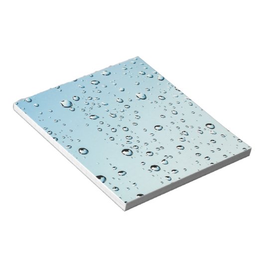 Raindrops Textuur Notitieblok (Schuin)