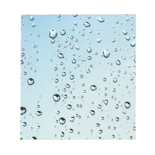Raindrops Textuur Notitieblok (Voorkant)