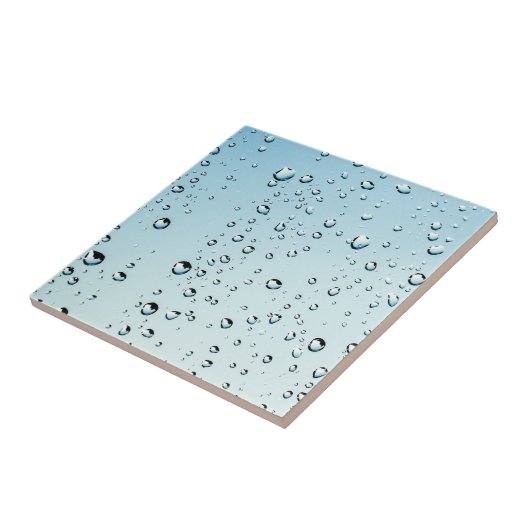 Raindrops Textuur Tegeltje (Zijkant)