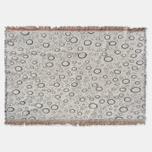 Raindrops Throw Blanket Deken (Voorkant)