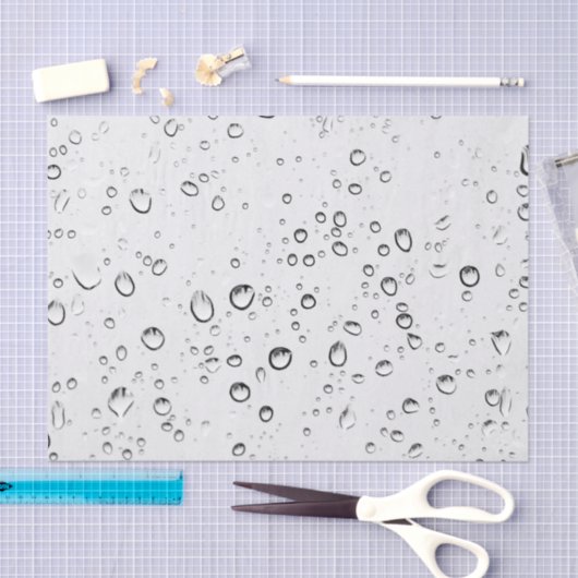 Raindrops Tissuepapier (Craft)