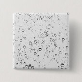 Raindrops Vierkante Button 5,1 Cm (Voorkant)