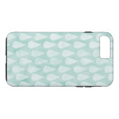 Raindrops voor blauwe/Blauwgroen Waterverf Case-Mate iPhone Case (Achterkant (Horizontaal))