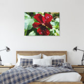 Raindrops voor paniek canvas afdruk (Insitu (Slaapkamer))