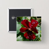 Raindrops voor paniek vierkante button 5,1 cm (Voorkant /achterkant)