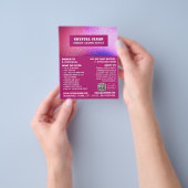 Raindrops, Windows Cleaner, reinigingsservice Adve Flyer (Hand)