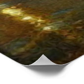 Rainelampen voor de avond van het Parijs-plein, st Poster (Hoek)