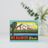 Rainer Washington Vintage Travel Briefkaart (Staand voorkant)