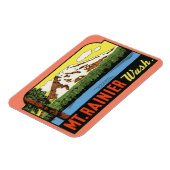 Rainer Washington Vintage Travel Magnet Magneet (Linkerzijde)