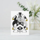 Raines Family Crest Briefkaart (Staand voorkant)