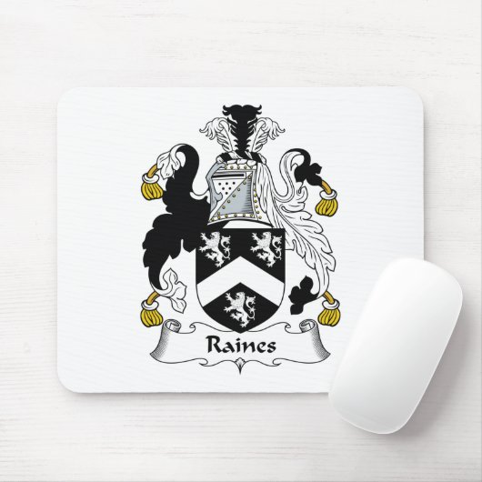 Raines Family Crest Muismat (Met muis)