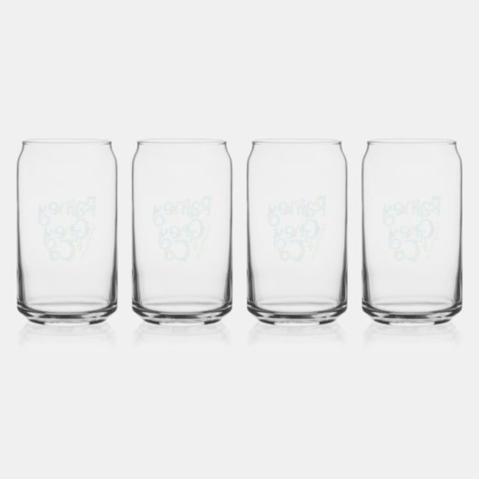 RAINEY GREY + CO [logo 6] Blikvorm Glas (Achterkant)