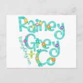 RAINEY GREY + CO [logo 6] Briefkaart (Voorkant)