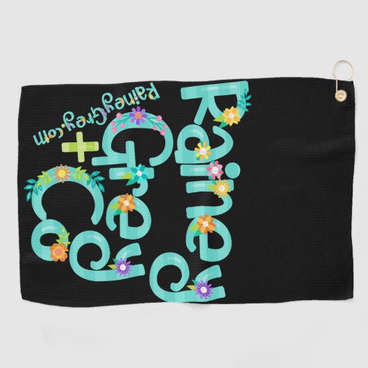 RAINEY GREY + CO [logo 6] Golfhanddoek (Horizontaal)