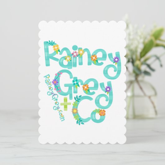 RAINEY GREY + CO [logo 6] Kaart (Staand voorkant)