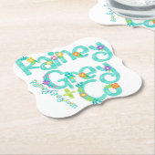 RAINEY GREY + CO [logo 6] Kartonnen Onderzetters (Gekanteld)