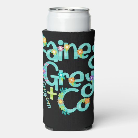 RAINEY GREY + CO [logo 6] Seltzer Blikjeskoeler (Seltzer Achterkant)