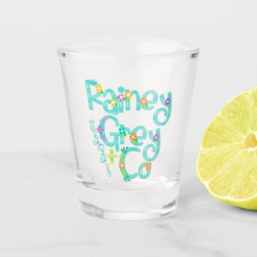 RAINEY GREY + CO [logo 6] Shot Glas (Voorkant)