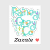 RAINEY GREY + CO [logo 6] Sticker (Vel)