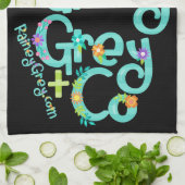 RAINEY GREY + CO [logo 6] Theedoek (Gevouwen)