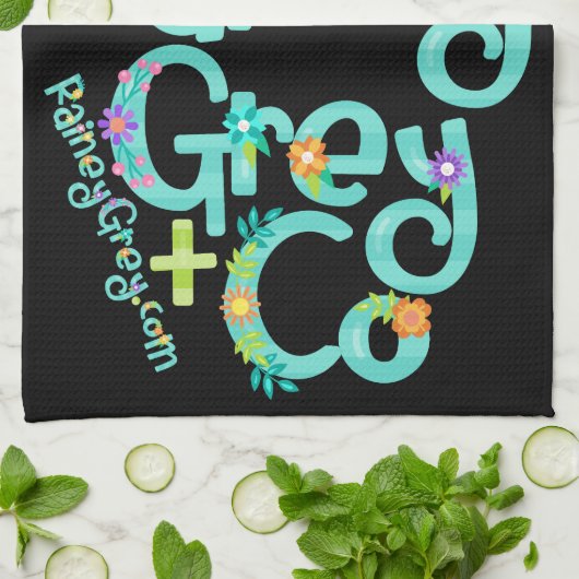 RAINEY GREY + CO [logo 6] Theedoek (Gevouwen)