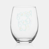 RAINEY GREY + CO [logo 6] Wijnglas Zonder Voet (Achterkant)