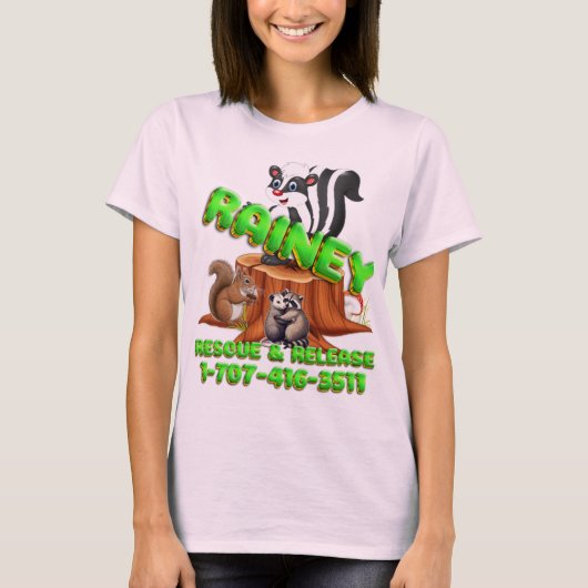 Rainey, Redding en Vrijlating T-shirt (Voorkant)