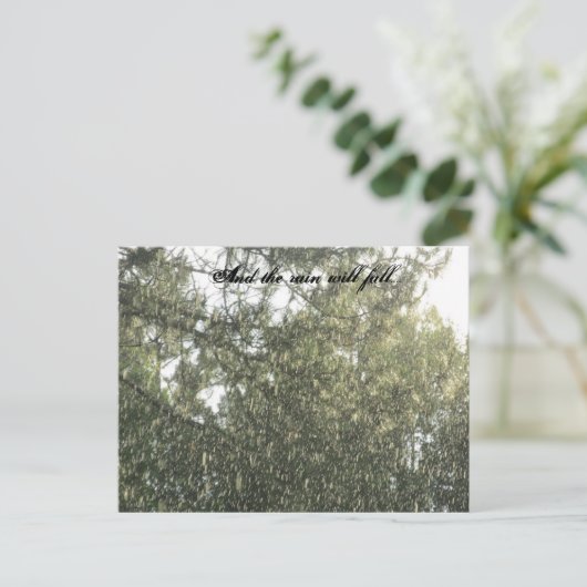 Rainfall Briefkaart (Staand voorkant)