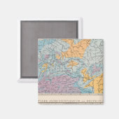 Rainfall-kaart van Duitsland Magneet (Voorkant / Achterkant)