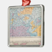 Rainfall-kaart van Duitsland Metalen Ornament (Links)