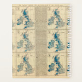 Rainfall, temperatuur, Britse eilanden Planner (Achterkant)