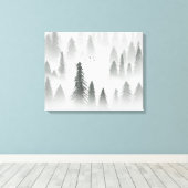 Rainforest 1 canvas afdruk (Insitu (Houten vloer))