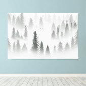 Rainforest 1 canvas afdruk (Insitu (Houten vloer))