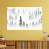 Rainforest 1 canvas afdruk (Insitu (Woonkamer))