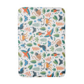 Rainforest Animal Pattern Badmat (Voorkant Verticaal)
