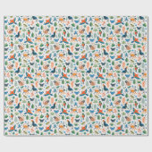 Rainforest Animal Pattern Cadeaupapier (Vlak)