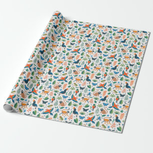 Rainforest Animal Pattern Cadeaupapier