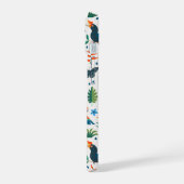 Rainforest Animal Pattern iPhone 15 Case (Linkerkant)