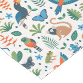 Rainforest Animal Pattern Medium Tafelloper (Hoek)