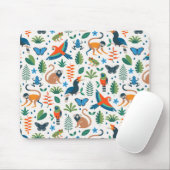 Rainforest Animal Pattern Muismat (Met muis)