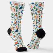 Rainforest Animal Pattern Sokken (Gebogen)