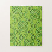 Rainforest Australische Dreamtime River Patroon Legpuzzel (Verticaal)