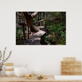 Rainforest Boardwalk met Steps Print (Keuken)
