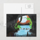 Rainforest Cave Briefkaart (Voorkant / Achterkant)