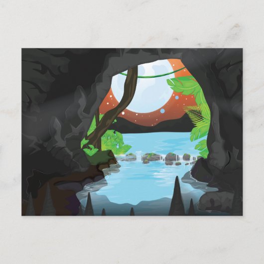 Rainforest Cave Briefkaart (Voorkant)