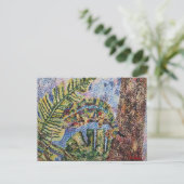Rainforest Chameleon Painted Briefkaart (Staand voorkant)